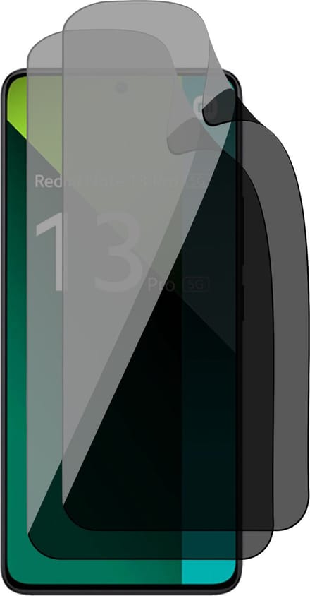Privacy Screenprotector geschikt voor Xiaomi Redmi Note 13 Pro - 2x FlexGuard Screen Protector