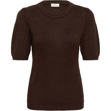 Kaffe KAvivian Knit Pullover Dames Trui - Coffee Bean