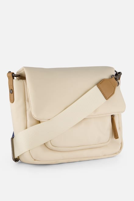 HVISK Hvisk Cayman Pocket Puffer Matte Twill Tas beige