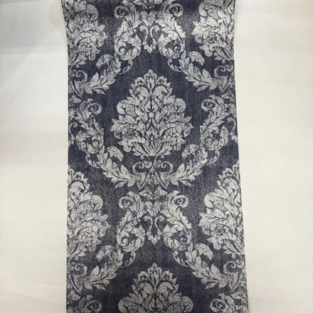 Vintage blauw barok behang exclusief 35691