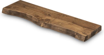 Wandplank Hout| 60x30 cm - Boomstam Muurplank- Boekenplank