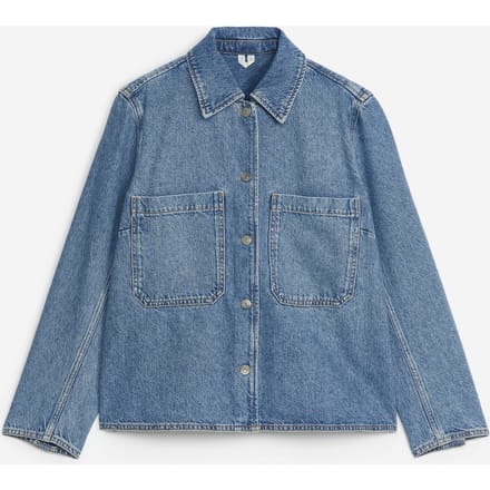 ARKET Iola Denim Shirt Blue Taglia: 44 | Magliette intime Outlet | Donna | Blu