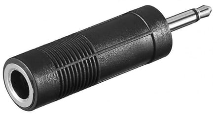 3,5mm Jack mono (m) - 6,35mm Jack mono (v) adapter