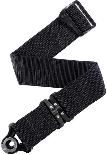 D'Addario PWSALSV00 Auto Lock Swivel Polypropyleen Gitaarband Zwart