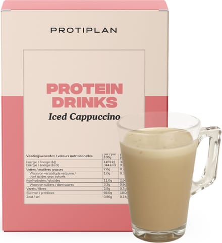 Protiplan - Ice Cappuccino Drank - 7 x 26 g - Low carb - Proteïnedrank