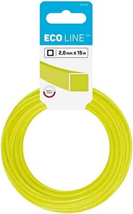 Vierkante Universele Grastrimmer Draad Eco 2,0 mm 15 Meter voor Grasmaaiers