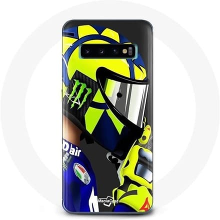 Case voor Samsung Galaxy s10 plus Valentino Rossi Motogp wereldkampioen snelheidscoureur
