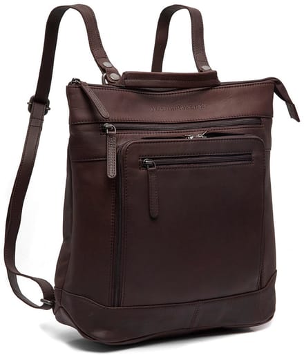 The Chesterfield Brand Caldero Waxed Pull Up Rugzak - Bruin