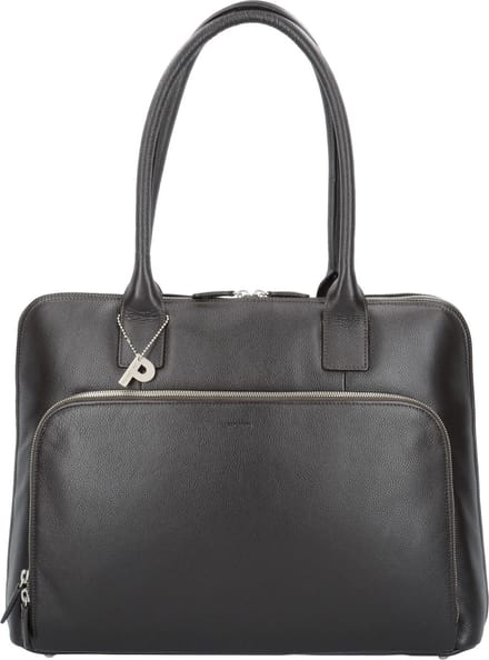 PICARD Schoudertas met laptopvak Milano Shoulder Bag Cafe Donkerbruin