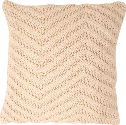 Eliv Knitted kussen wit 45x45cm