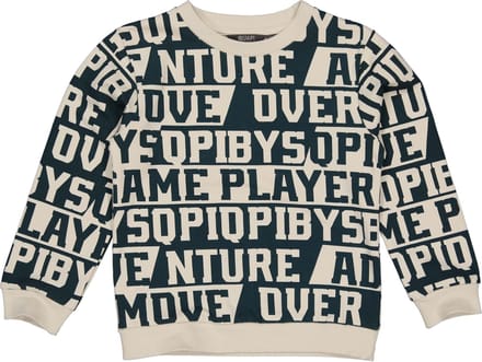 Quapi - Jongens sweater - AOP Bottle Green - Maat 92