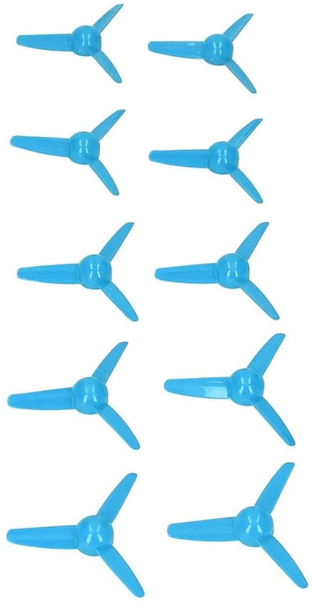 3-bladige propeller van 70 mm voor RC boten - Plastic accessoires voor modelbouw en DIY projecten met 2 mm gat