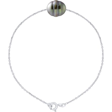 Armband Echte Gecreëerde Tahiti Parel Gecirculeerd 10-11 mm