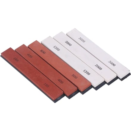 6 STUKS Messenslijpsteen 180 400 800 1200 2000 3000 Korrel Wetsteen Messenslijper voor Lemmet white