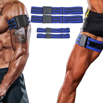 Occlusietraining Bands voor Armspieren, Bloeddoorstroming Beperking, Gewichtheffen en Spieropbouw - Set van 2
