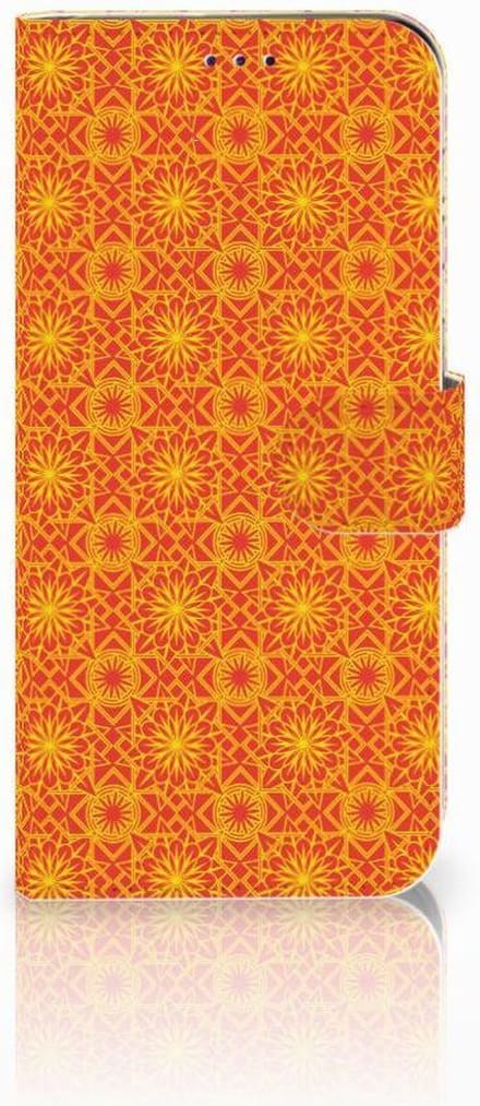 Samsung Galaxy A50 Telefoon Hoesje Batik Oranje