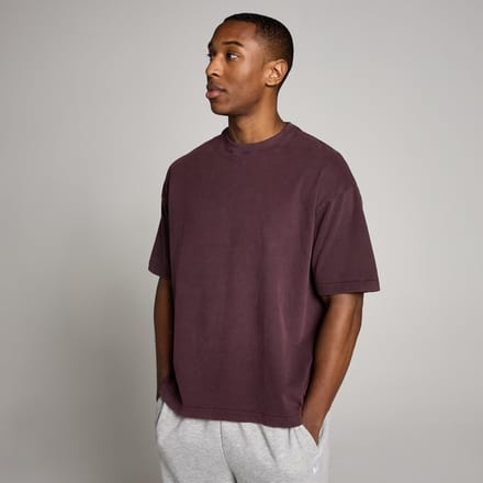 MP Heren Washed Oversized Katoenen T-Shirt - Fudge - M