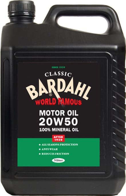 Bardahl Classic Motor Oil SAE 20W50 5ltr