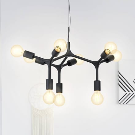 EGLO Bocadella Hanglamp - E27 - Ø 64 cm - Zwart