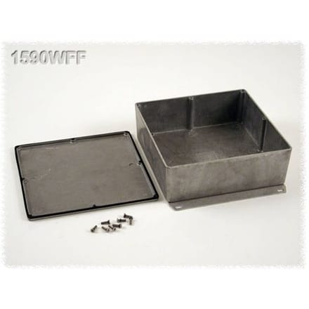 Hammond Electronics 1590WFF Universele behuizing 187.5 x 187.5 x 67 Aluminium Natuur 1 stuk(s)