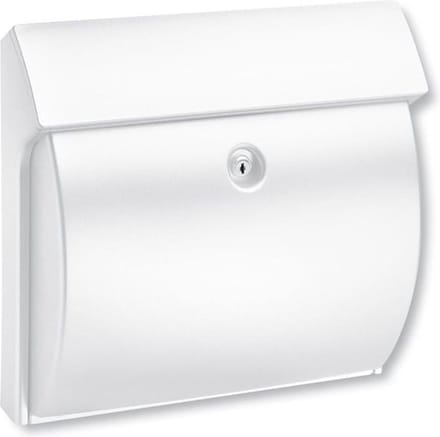 Burg Wachter Brievenbus Classico 4931 - Kunststof - Wit - 38,4x37,5x14,5 Cm