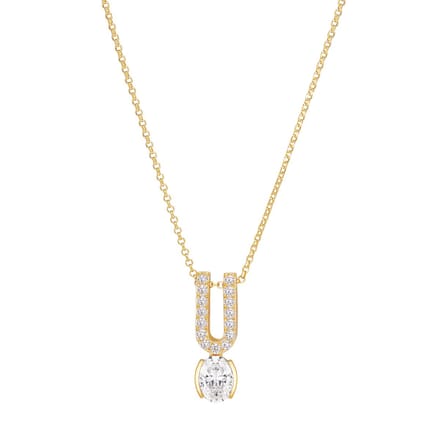 Sif Jakobs Ellisse SJ-N2354-CZ-YG - Dames - Ketting - Goud - 22 CM