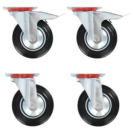 vidaXL - Zwenkwielen - 4 - st - 160 - mm