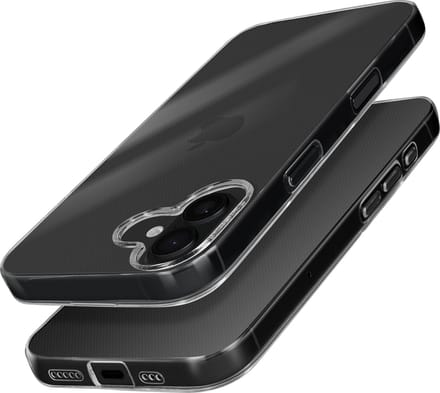 Mayaxess, Beschermhoes Geschikt voor Apple iPhone 16 Plus Zacht Silicone, Transparant