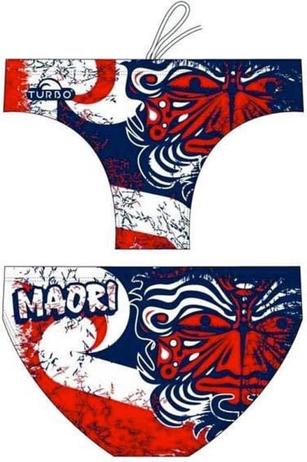 Turbo Maori Flags Zwemslip Blauw S Man