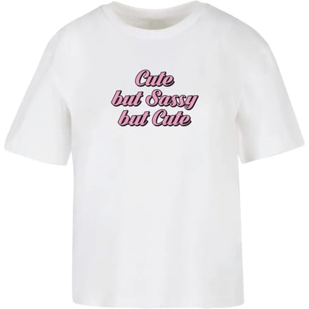 Dames-T-shirt Miss Tee Cute But Sassy