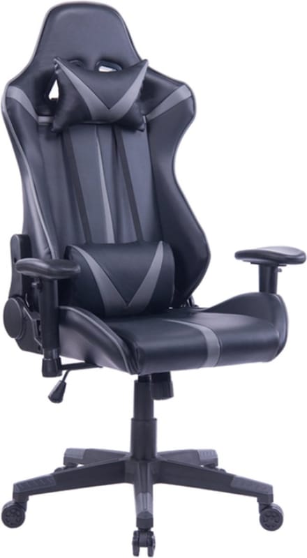 Bolt Edge Luxe Gamestoel - Ergonomisch - Verstelbaar - Zwart/grijs - Voor gamers