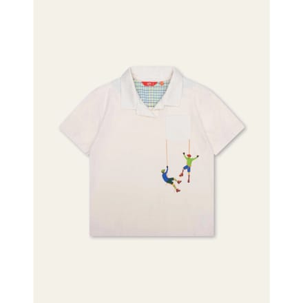 Oilily Timothy T-Shirt- maat128/8yr Turtle Dove