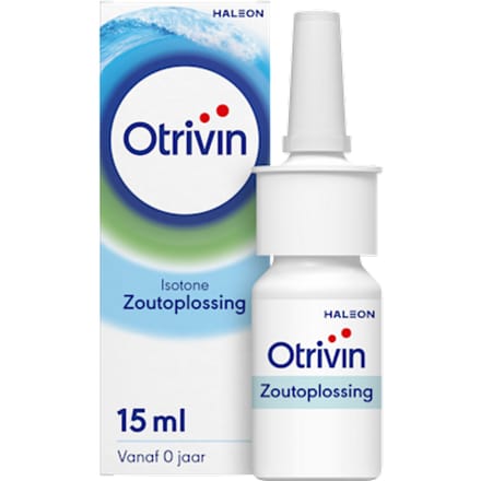 Otrivin Zoutoplossing Neusspray bij een verstopte neus 15 ml