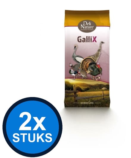 2x Deli Nature - GalliX ornamental power mix 4kg - Pluimveevoer - 4 kg