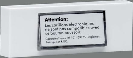 Byron 7750 Wired surface mounted bell push button 10.007.98