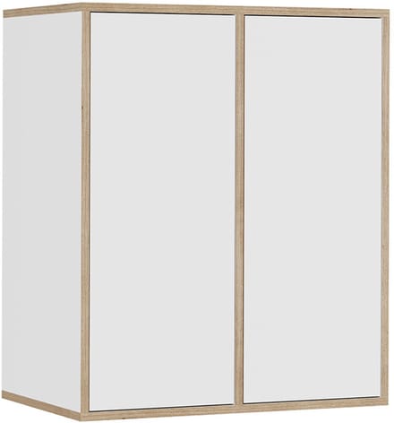 Vicco Tetrix Wandrek – 63 x 75 cm met 2 deuren Wit
