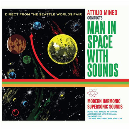 Man in space with sounds