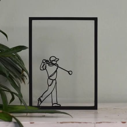 Houten Lijstje - Floating Frames - Golfer