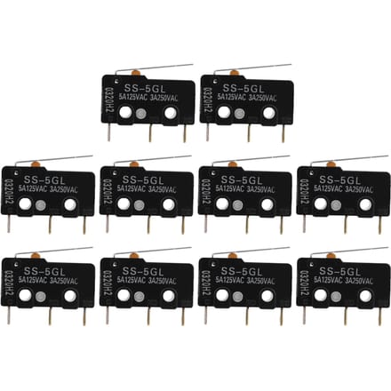 10 stuks Eindschakelaar 3D-printer Accessoires voor ENDSTOP RAMPS 1.4 SS‑5GL Mini-schakelaars gray