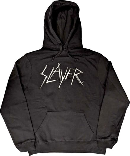 Slayer - Scratchy Logo Hoodie/trui - L - Zwart
