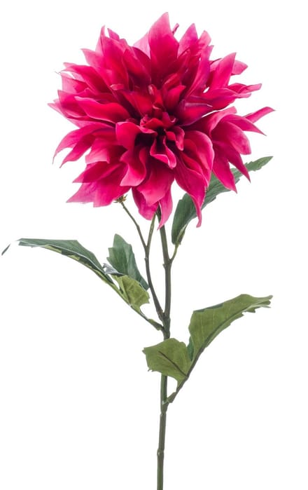 Emerald - Kunstbloem Dahlia fuchsia 60cm - Kunstplant voor binnen