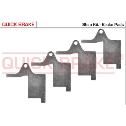 Anti-knarsfolie, remvoering (rugplaat) QUICK BRAKE 2896K
