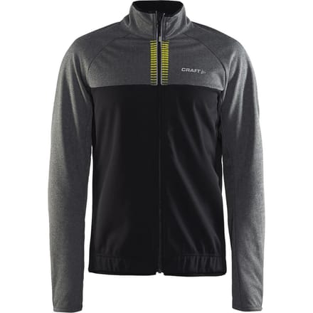 Craft - Maat 3XL - Rime Fietsjack - Heren Grey melange/Black/Grijs/Zwart