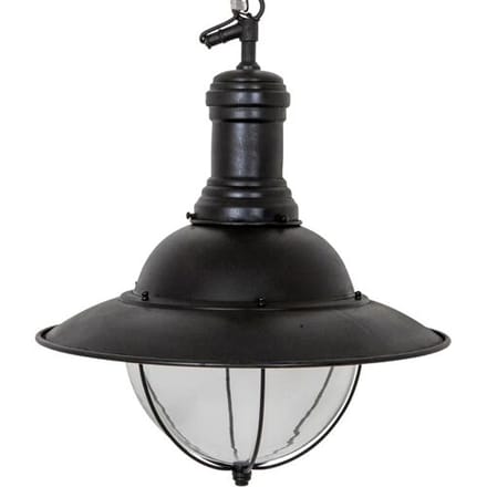 KS Verlichting Messing Hanglamp Corsair Antiek Zwart