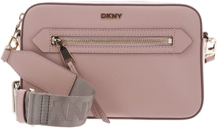DKNY Leren schoudertas Bryant Camera Bag Pale Blsh oud roze