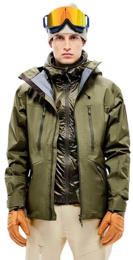 The Mountain Studio Goretex Epe 3l Shell Jas Groen M Man