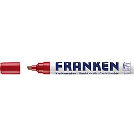 Franken krijtmarker ZKM01 - wigvormige punt lijndikte 2- 5 mm - rood