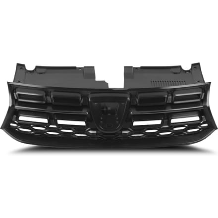 Voorbumper Grill Chroom 623107554R Vervanging Voor Dacia Sandero MK2 Standaard Facelift 2017 tot gray
