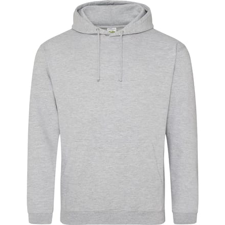 Just Hoods College Hoodie JH001 - Heather Grey - S