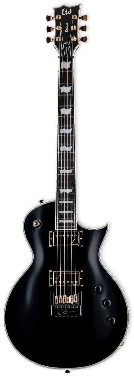 ESP LTD Deluxe EC-1000T CTM Evertune Black elektrische gitaar